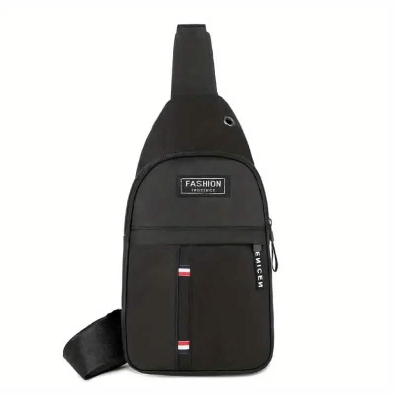 Men's Canvas Chest Bag Black Handbags & Wallets - Tophatter Daily Deals