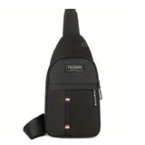 Men's Canvas Chest Bag Black Handbags & Wallets - Tophatter Daily Deals