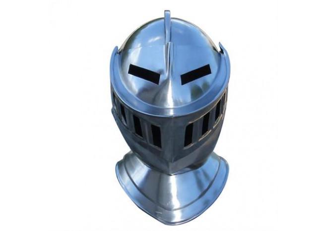Mens Closed Knight Armour Helmet historical period - Tophatter Daily Deals