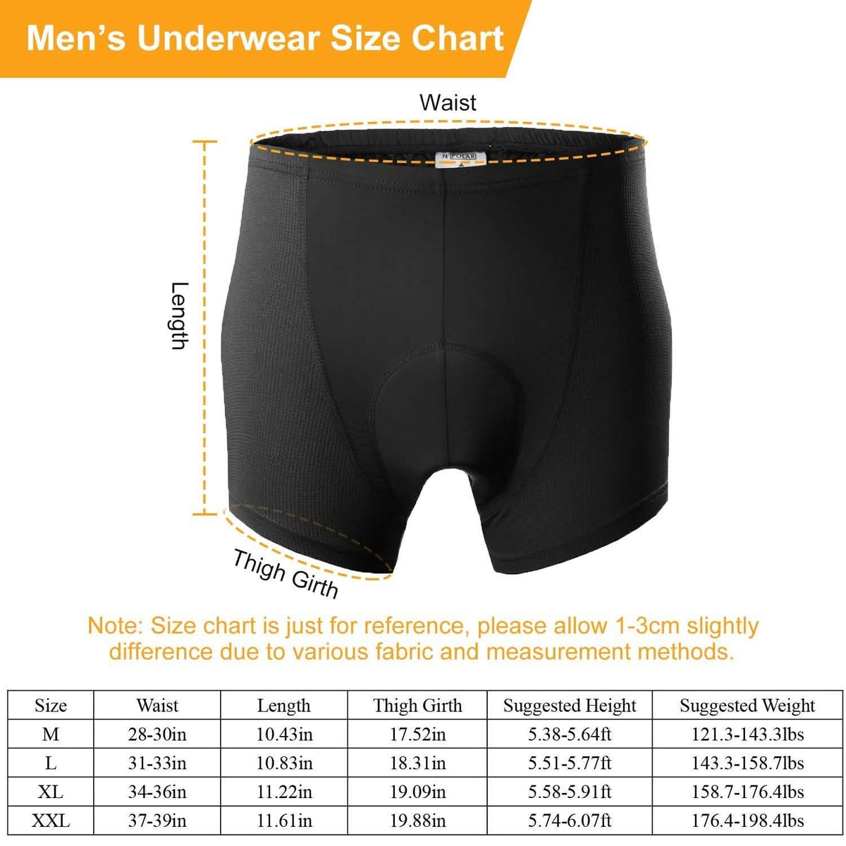 Men's Cycling Underpants Shorts Men's Bottoms - Tophatter Daily Deals