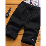 Men's Drawstring Knee Sweatpants Black Men's Bottoms - Tophatter Daily Deals