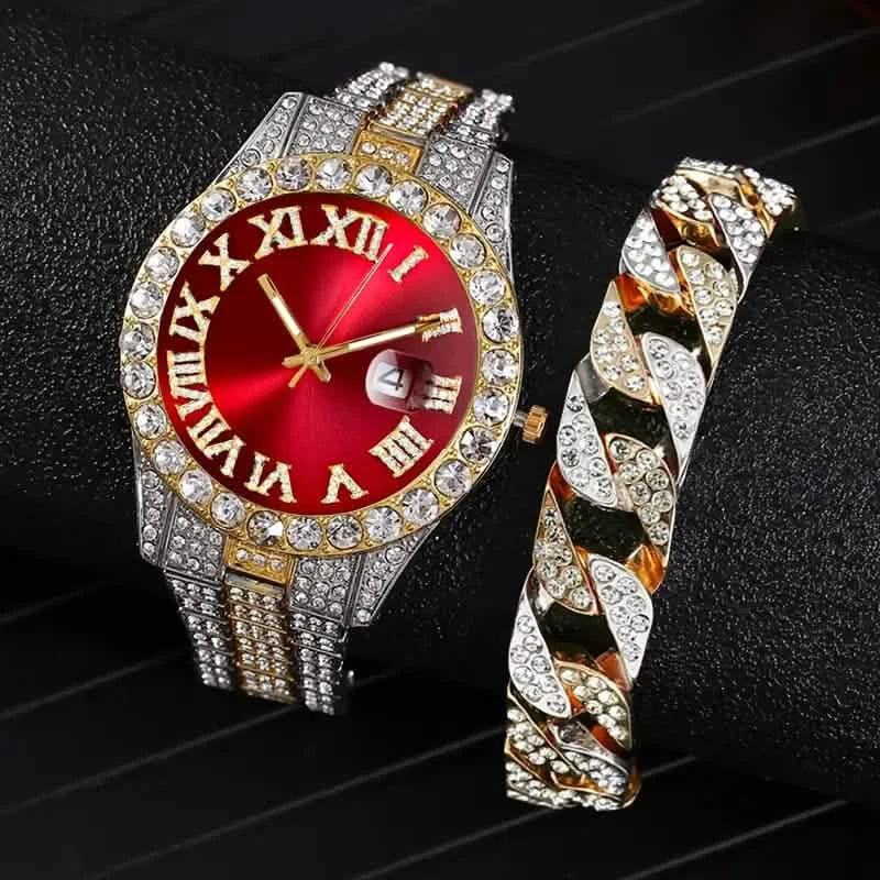 Men's Gypsophila Large Dial Waterproof Quartz Watch Watches - Tophatter Daily Deals