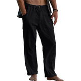 Men's Loose Casual Quick Dry Breathable Wide Leg Pants Black Men's Bottoms - Tophatter Daily Deals