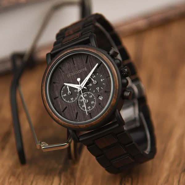 Men's Luxury Fashion Wrist Watch Black Watches - Tophatter Daily Deals