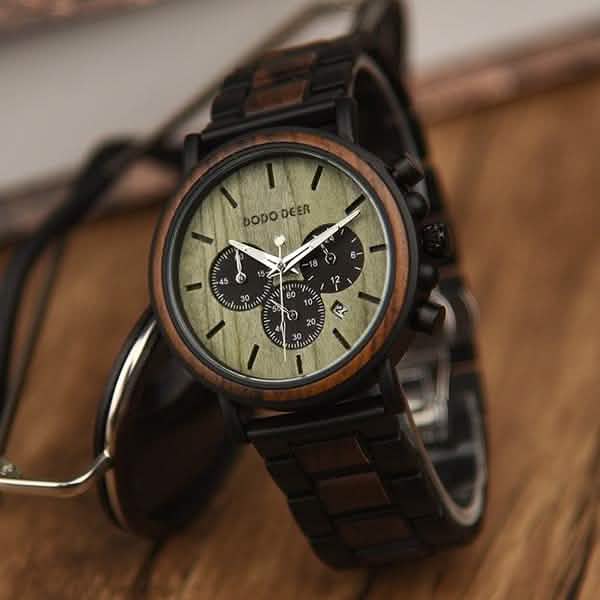 Men's Luxury Fashion Wrist Watch Green Watches - Tophatter Daily Deals