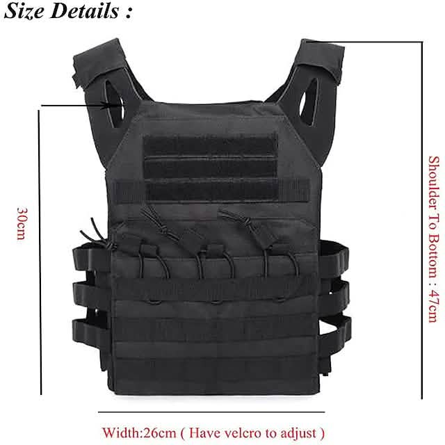 Men's Military Tactical Vest Tactical & Self Defense - Tophatter Daily Deals