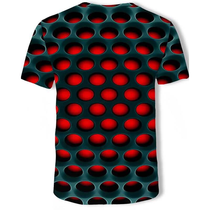 Men's Optical Illusion Plus Size Shirt Men's Tops - Tophatter Daily Deals