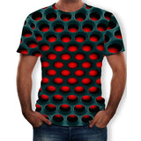 Men's Optical Illusion Plus Size Shirt Men's Tops - Tophatter Daily Deals