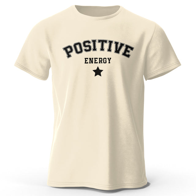 Men's Positive Energy Tees Beige Men T-Shirts - Tophatter Daily Deals
