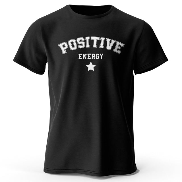 Men's Positive Energy Tees Black Men T-Shirts - Tophatter Daily Deals