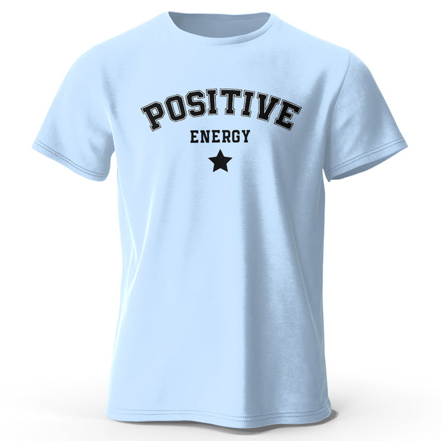 Men's Positive Energy Tees Sky Blue Men T-Shirts - Tophatter Daily Deals
