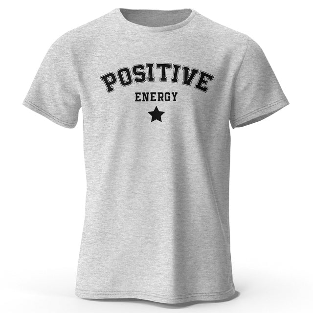Men's Positive Energy Tees Gray Men T-Shirts - Tophatter Daily Deals