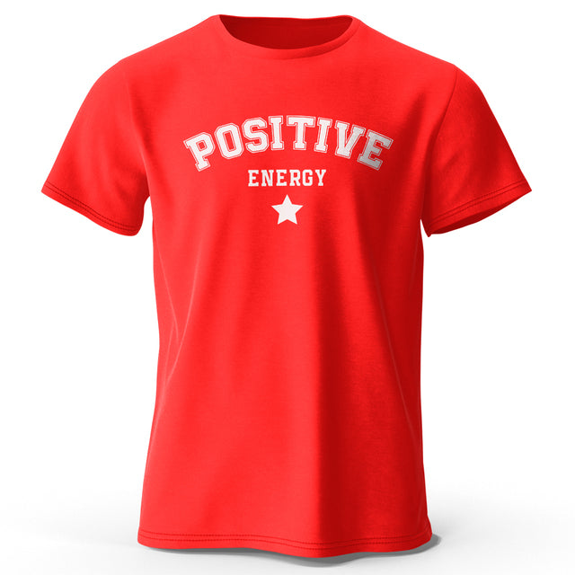 Men's Positive Energy Tees Red Men T-Shirts - Tophatter Daily Deals