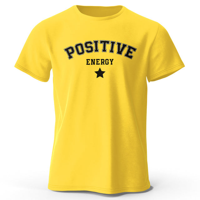 Men's Positive Energy Tees Yellow Men T-Shirts - Tophatter Daily Deals
