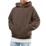 Men's Pullover Hoodie Sweatshirt Coffee Men's Outerwear - Tophatter Daily Deals