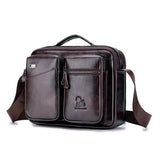 Men's Retro Messenger Bag Dark Brown Handbags & Wallets - Tophatter Daily Deals