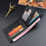 Men's RFID Genuine Leather Slim Trifold Wallet Handbags & Wallets - Tophatter Daily Deals