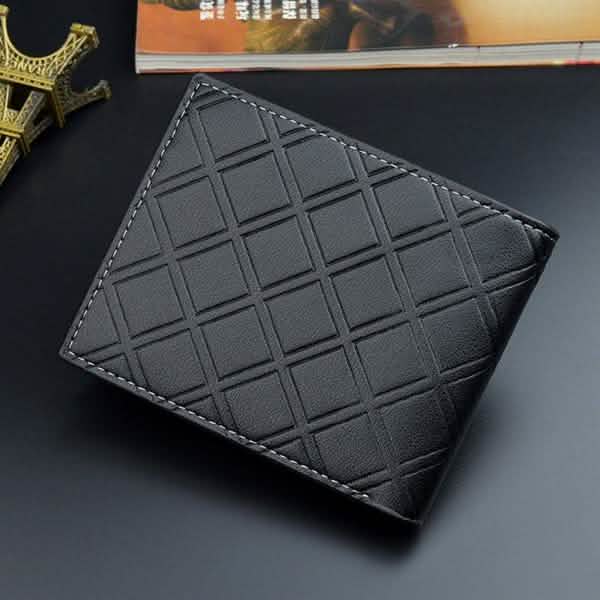 Men's RFID Genuine Leather Slim Trifold Wallet Handbags & Wallets - Tophatter Daily Deals