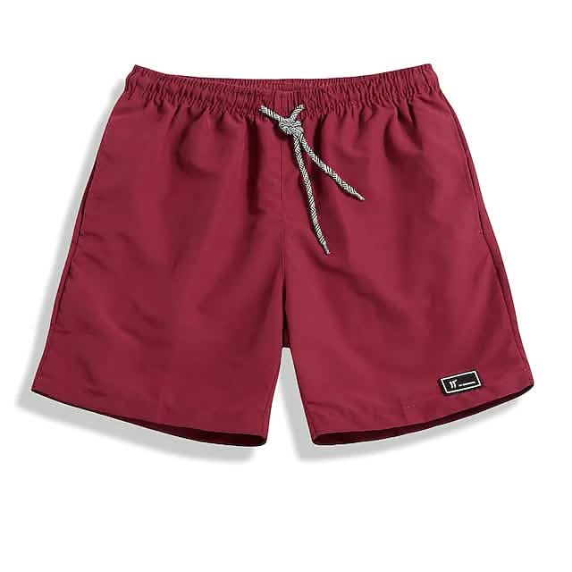 Men's Running Athletic Shorts Wine Red Men's Bottoms - Tophatter Daily Deals