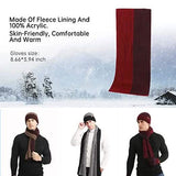 Men's Scarf and Beanie Hat Themal Gloves Set Gloves, Scarves & Earmuffs - Tophatter Daily Deals