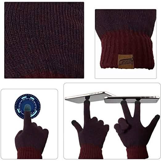 Men's Scarf and Beanie Hat Themal Gloves Set Gloves, Scarves & Earmuffs - Tophatter Daily Deals