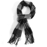 Men's Scarves Classic Arrival Winter Plaid Scarf Tassel Edge Black Gloves, Scarves & Earmuffs - Tophatter Daily Deals