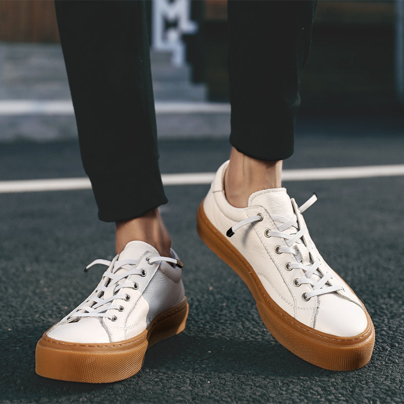 Men's Shoes Leather Sneakers Shoes - Tophatter Daily Deals