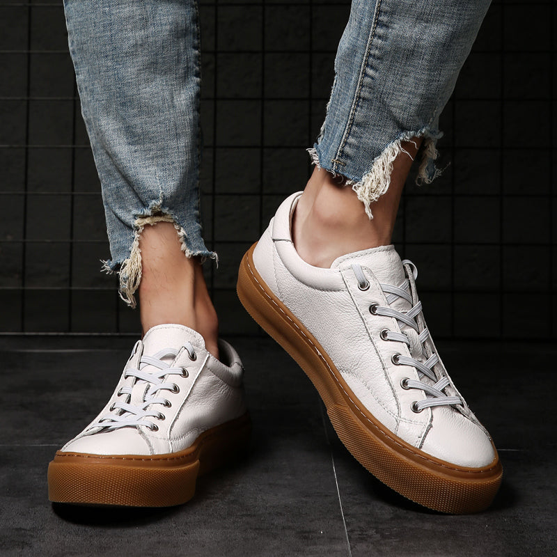 Men's Shoes Leather Sneakers Shoes - Tophatter Daily Deals