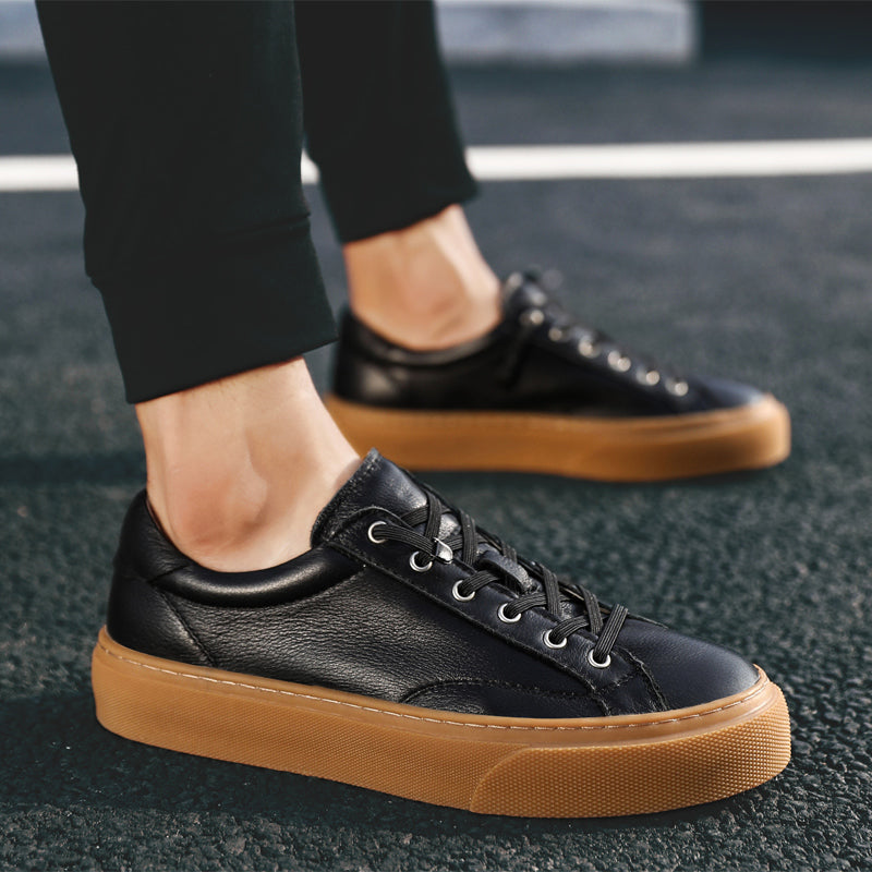 Men's Shoes Leather Sneakers Shoes - Tophatter Daily Deals