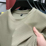 Men's Short Sleeve Round Neck Tees Top Men T-Shirts - Tophatter Daily Deals