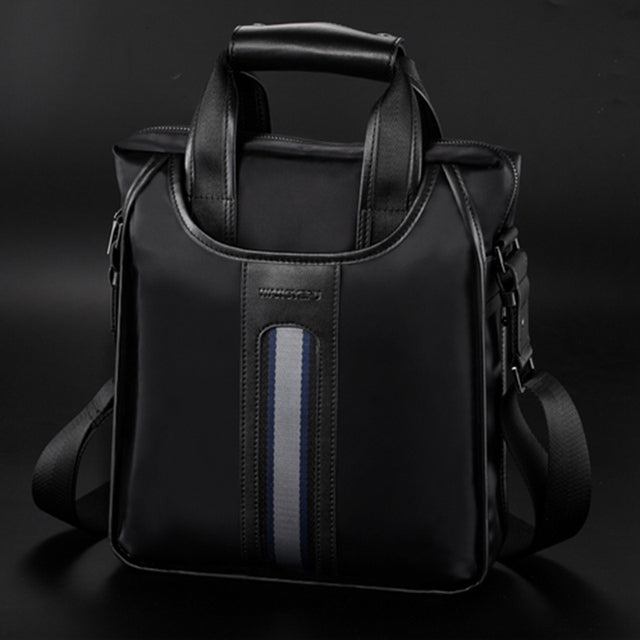 Men's Shoulder Messenger Bag Black Bag - Tophatter Daily Deals