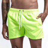 Men's Swim Shorts with Mesh Liners Neon Yellow Men's Bottoms - Tophatter Daily Deals