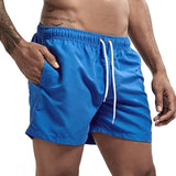 Men's Swim Shorts with Mesh Liners Light Blue Men's Bottoms - Tophatter Daily Deals