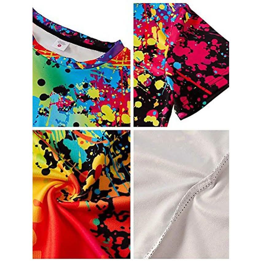 Men's T-shirt 3D Print Print Short Sleeve Going out Tops Streetwear Men's Tops - Tophatter Daily Deals