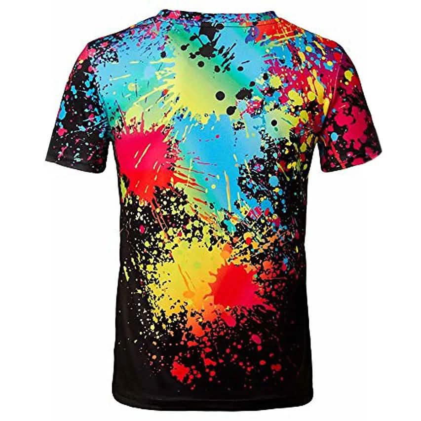 Men's T-shirt 3D Print Print Short Sleeve Going out Tops Streetwear Men's Tops - Tophatter Daily Deals
