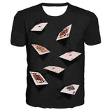 Men's T-Shirt Graphic Simulation Short Sleeve Casual Tops Black Men's Tops - Tophatter Daily Deals