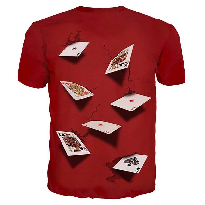 Men's T-Shirt Graphic Simulation Short Sleeve Casual Tops Men's Tops - Tophatter Daily Deals