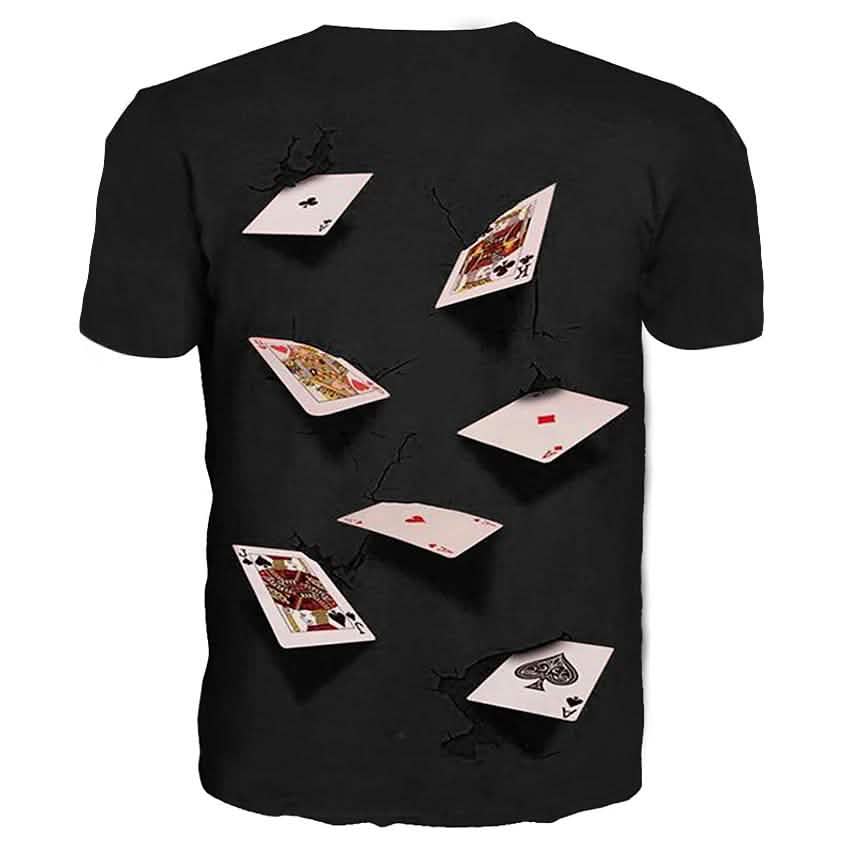 Men's T-Shirt Graphic Simulation Short Sleeve Casual Tops Men's Tops - Tophatter Daily Deals