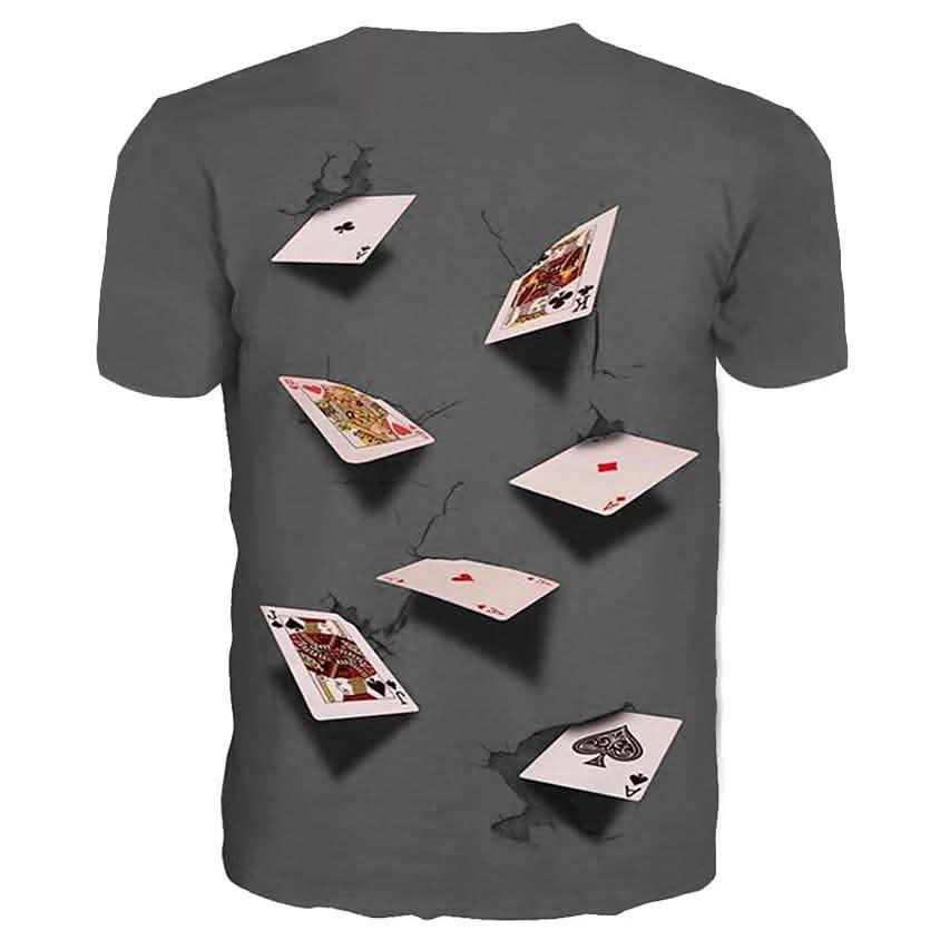 Men's T-Shirt Graphic Simulation Short Sleeve Casual Tops Men's Tops - Tophatter Daily Deals