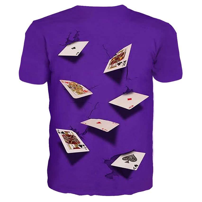 Men's T-Shirt Graphic Simulation Short Sleeve Casual Tops Men's Tops - Tophatter Daily Deals
