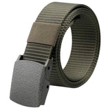 Men's Tactical Knit Pure Color Belt Army Green Belts & Ties - Tophatter Daily Deals