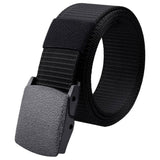 Men's Tactical Knit Pure Color Belt Black Belts & Ties - Tophatter Daily Deals