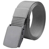 Men's Tactical Knit Pure Color Belt Gray Belts & Ties - Tophatter Daily Deals