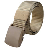 Men's Tactical Knit Pure Color Belt Khaki Belts & Ties - Tophatter Daily Deals