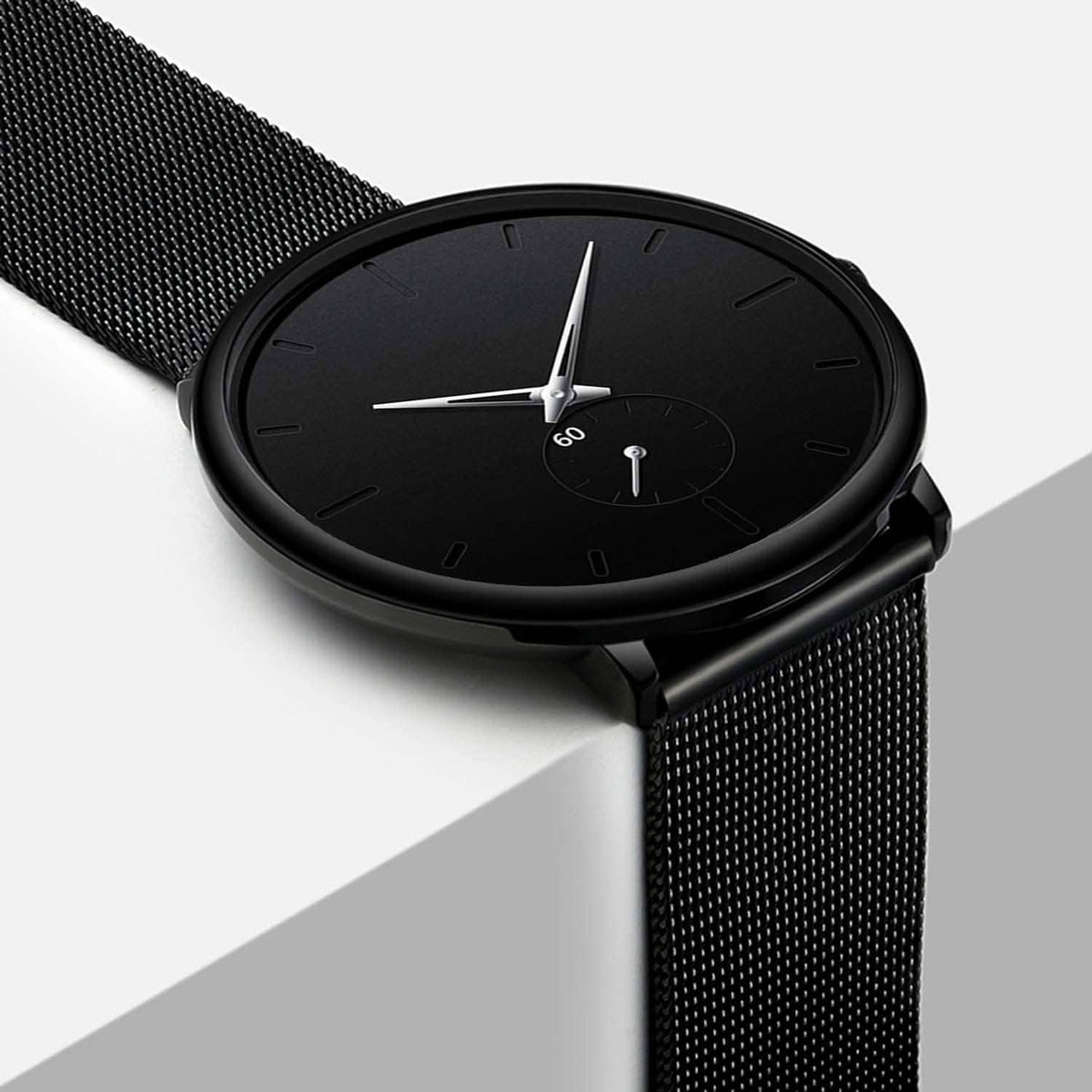Men's Ultra-Thin Minimalist Waterproof Fashion Wrist Watch Watches - Tophatter Daily Deals