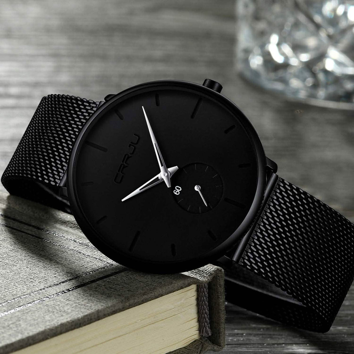 Men's Ultra-Thin Minimalist Waterproof Fashion Wrist Watch Watches - Tophatter Daily Deals