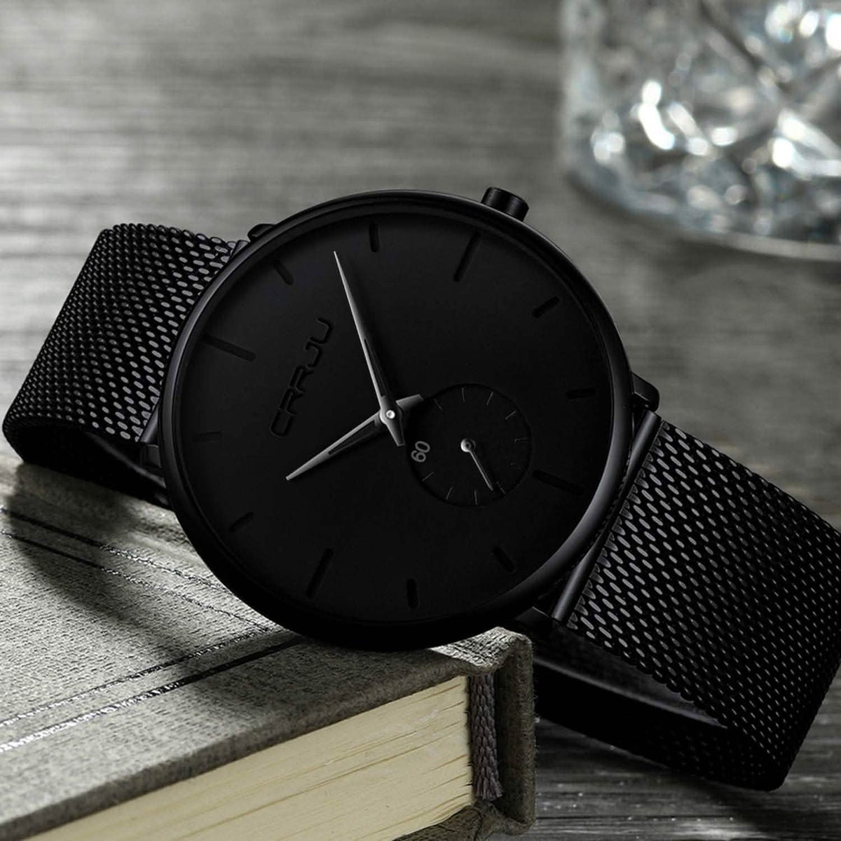 Men's Ultra-Thin Minimalist Waterproof Fashion Wrist Watch Watches - Tophatter Daily Deals