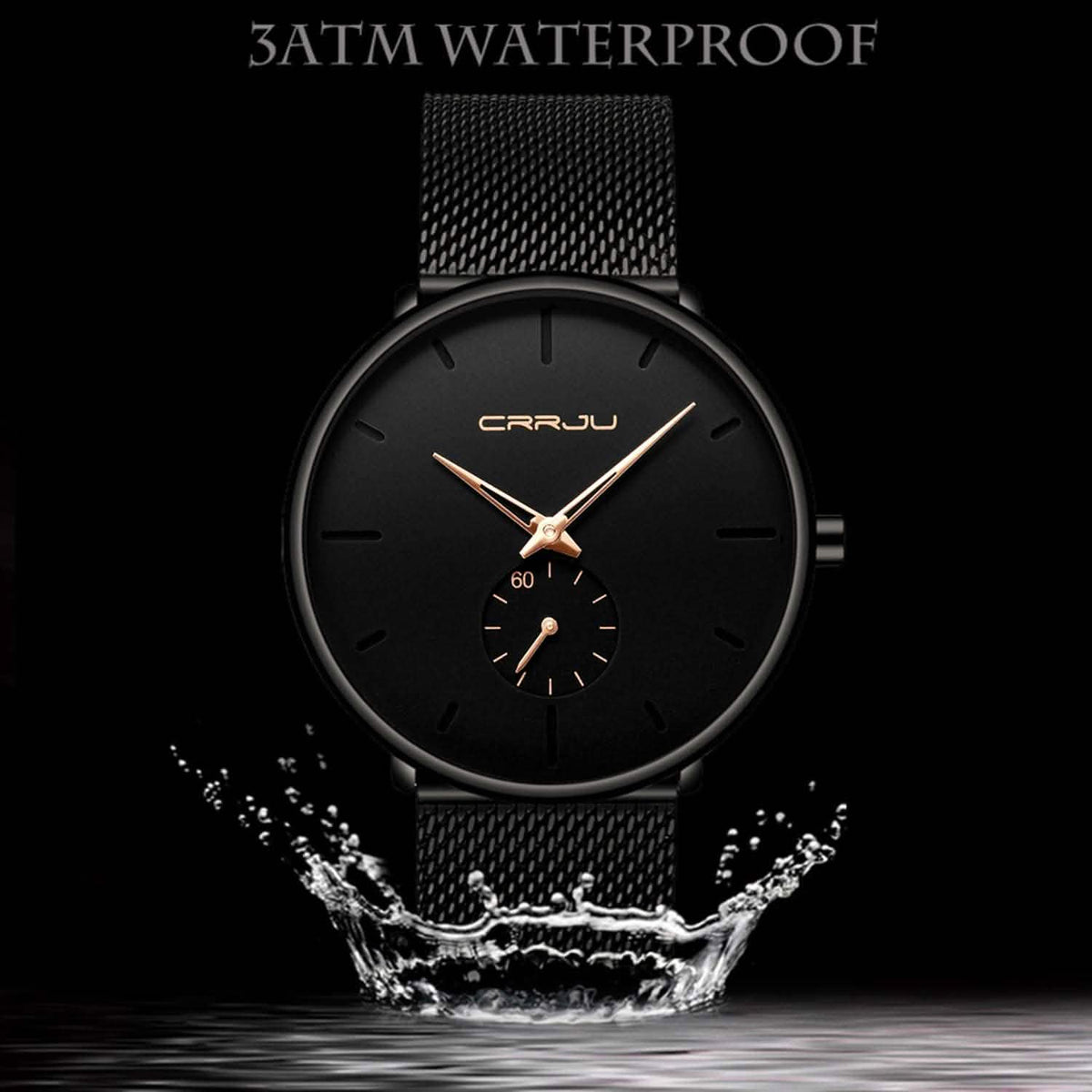 Men's Ultra-Thin Minimalist Waterproof Fashion Wrist Watch Watches - Tophatter Daily Deals