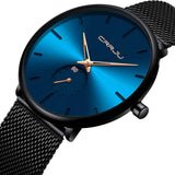 Men's Ultra-Thin Minimalist Waterproof Fashion Wrist Watch Watches - Tophatter Daily Deals