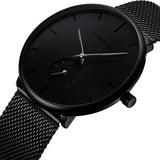 Men's Ultra-Thin Minimalist Waterproof Fashion Wrist Watch Watches - Tophatter Daily Deals